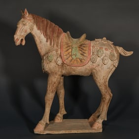 Sancai Pottery Horse Ornament