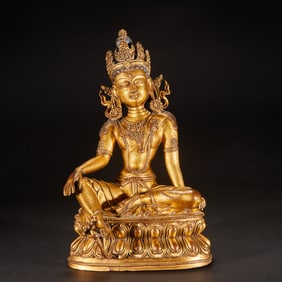Gilt Bronze Avalokitesvara Figure