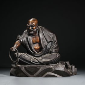 Bronze Arhat Figure
