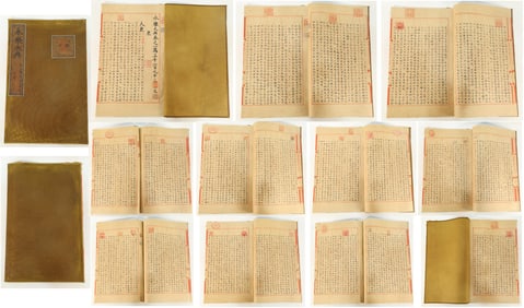 Chinese Writing Calligraphy Yongle Encyclopedia