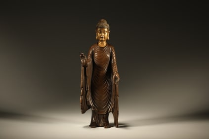 Gilt Bronze Sakyamuni Figure