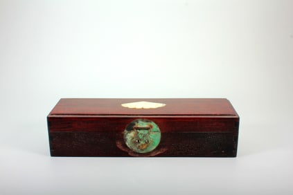 A BLUE-GROUND FAMILLE-ROSE 'CLOUD AND DRAGON' GLOBULAR VASE