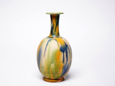 A SANCAI-GLAZED KUNDIKA WATER VESSEL