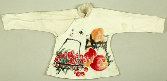 A CHINESE HAND PAINTING WITH THE MARK OF QI BAISHI