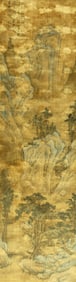 A CHINESE HAND PAINTING WITH THE MARK OF WEN ZHENGMING