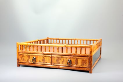 A BAMBOO TEA TABLE