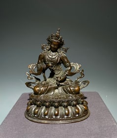 Bronze GuanYin Figure