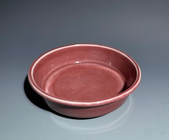 Red Glazed Porcelain Washer