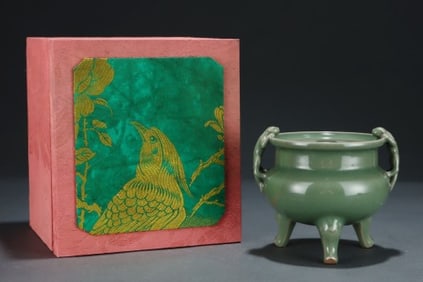 Longquan Ware Porcelain Double Ears Incense Burner