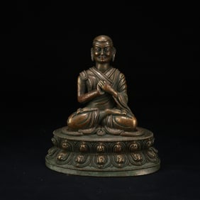 Bronze Guru Figure
