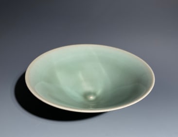 Light Grey Glazed Porcelain Cup