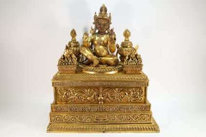 Gilt Bronze Buddha Figure