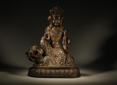 Gilt Bronze GuanYin Figure