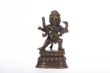 Bronze Vajrapani Figure