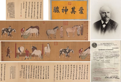Ren Renfa (1255-1327), attributed to, Nine Horses