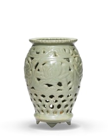 A Longquan Fish-Basket Jar
