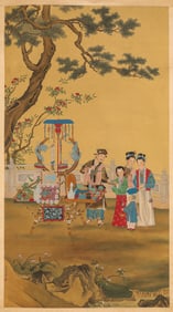 Leng Mei (active 17th-18th century), attributed to, Figure Narrative