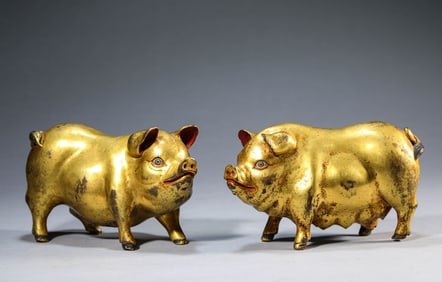 A Tibetan Ritual Offering Pig