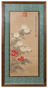 Empress Dowager Cixi (1835-1908), attributed to, Flowers