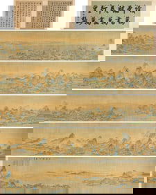 Zhang Daqian (1899-1983), attributed to, Thousand Miles of Rivers and Mountains