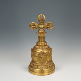 Gilt Bronze Vajra Figure