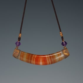 Agate Bead Necklace