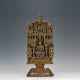 Gilt Bronze Gandhara Figure