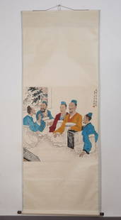 Chinese Drawing Character Painting,Xu Beihong Mark: Chinese Drawing Character Painting,Xu Beihong Mark (91 x 90cm)
