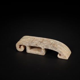 Jade Carved Dragon Pattern Sword Ornament