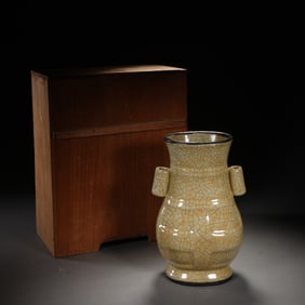 Ge Ware Porcelain Double Ears Zun