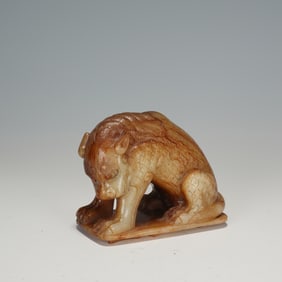 Jade Carved Beast Shape Ornament