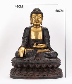 Gilt Bronze Sakyamuni Figure
