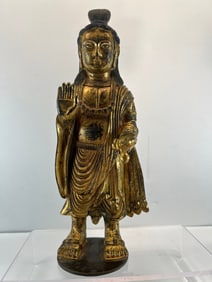 Gilt Bronze GuanYin Figure