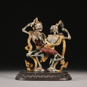 Bronze Colour Painted Sitavana Figure