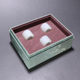 Group of Three Jade Thumb Ring
