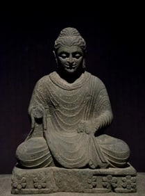 Stone Gandhara Figure