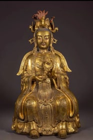 Gilt Bronze Shiva Figure