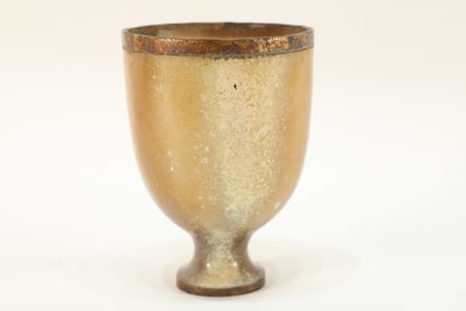 Jade Inlaid Solid Gold Cup
