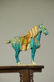 Sancai Horse Shape Figure