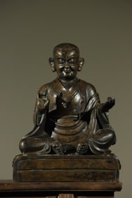 Bronze Guru Figure