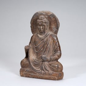 Stone Gandhara Figure