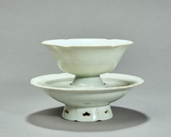 Hutian Ware Porcelain Cup and Plate