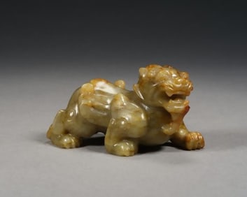Jade Carved Beast Shape Ornament
