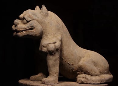Pottery Beast Shape Figure