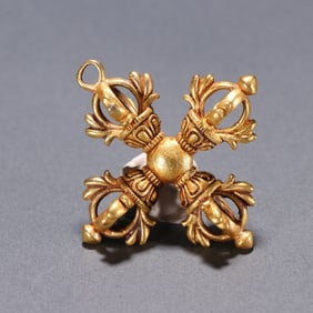 Gilt Bronze Vajra Figure