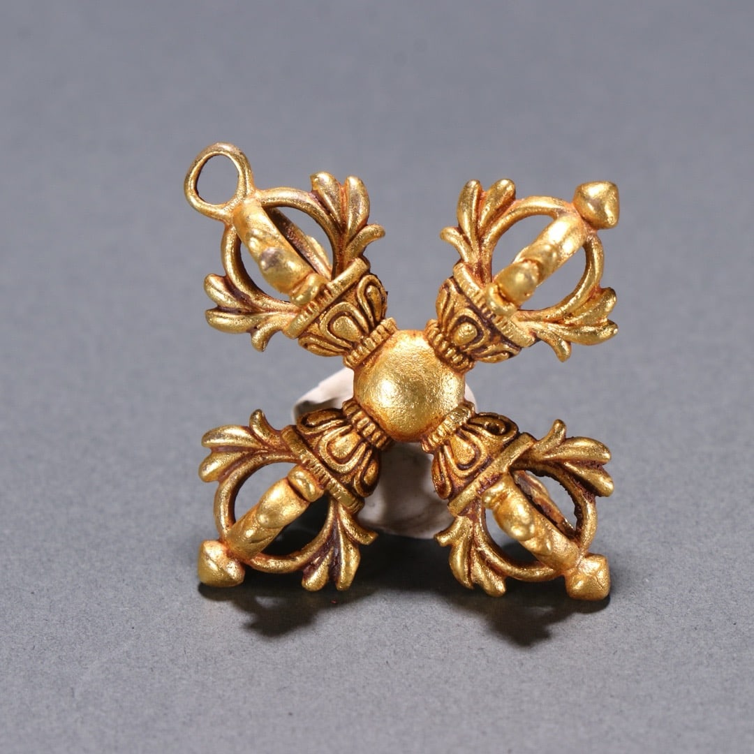 Gilt Bronze Vajra Figure (1 of 9)