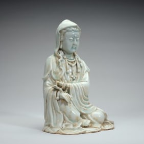 Hutian Ware Porcelain GuanYin Figure