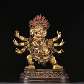 Gilt Bronze Hayagriva Figure