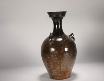 Brown Glazed Porcelain Vase