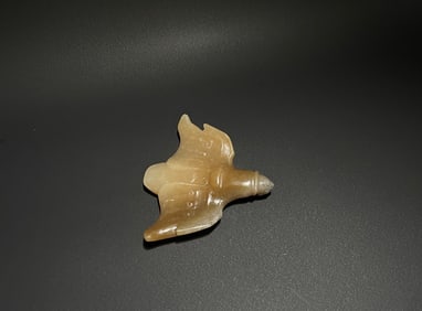 Jade Carved Bird Shape Ornament